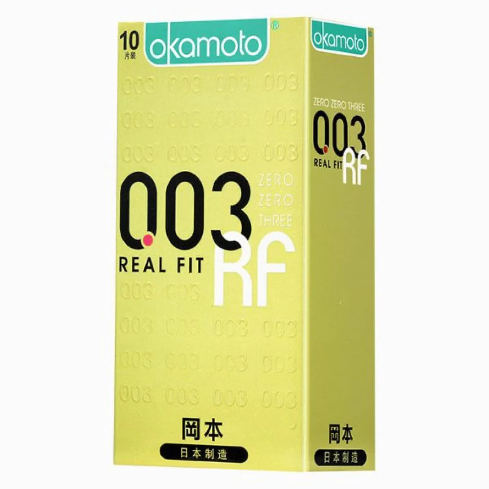 Okamoto 003 Real Fit Ultra-Thin Condoms - 10 Pieces - Image 2