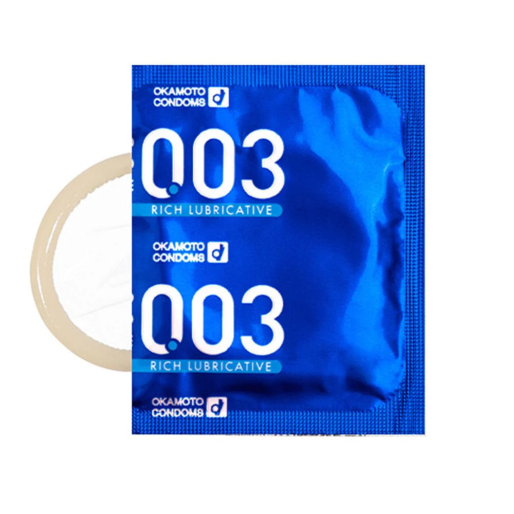 Okamoto 003 Rich Lubricative Ultra Thin Condoms - 6 Pieces - Image 2