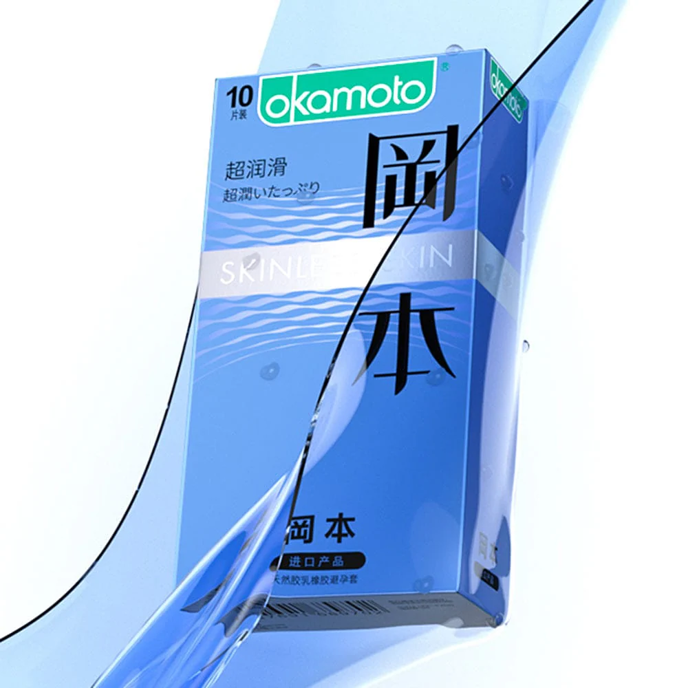 Okamoto Ultra Lubricated Condoms - 10 Pieces - Image 2