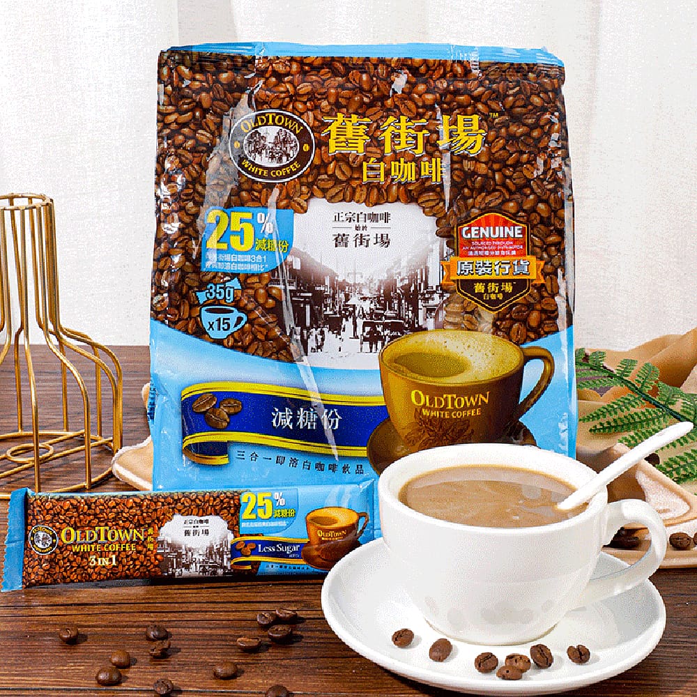 OldTown White Coffee Less Sugar - 15 Sachets, 525g - Image 3