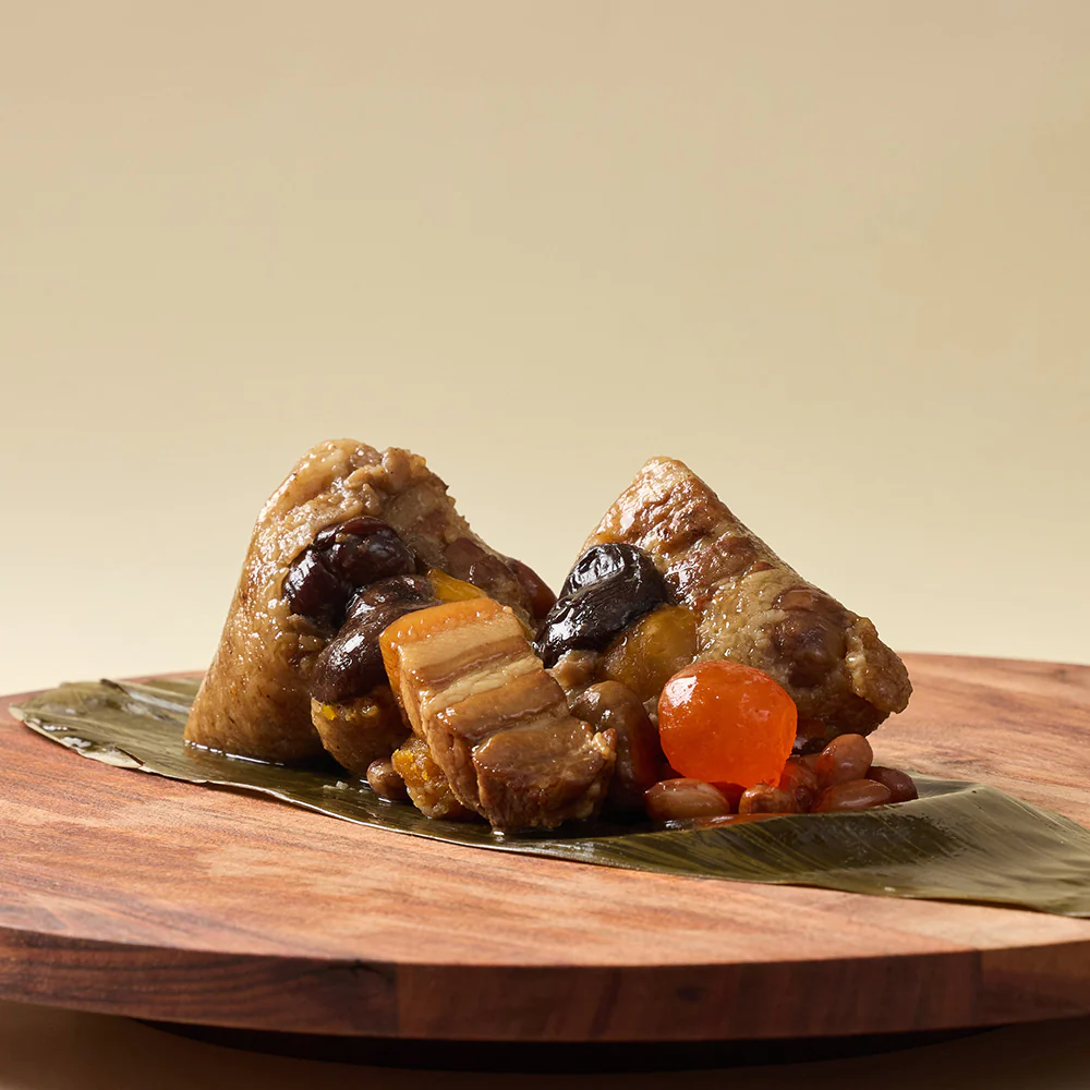Ommi's Frozen Salty Yolk Pork Rice Dumplings - 2 Pieces - Image 2