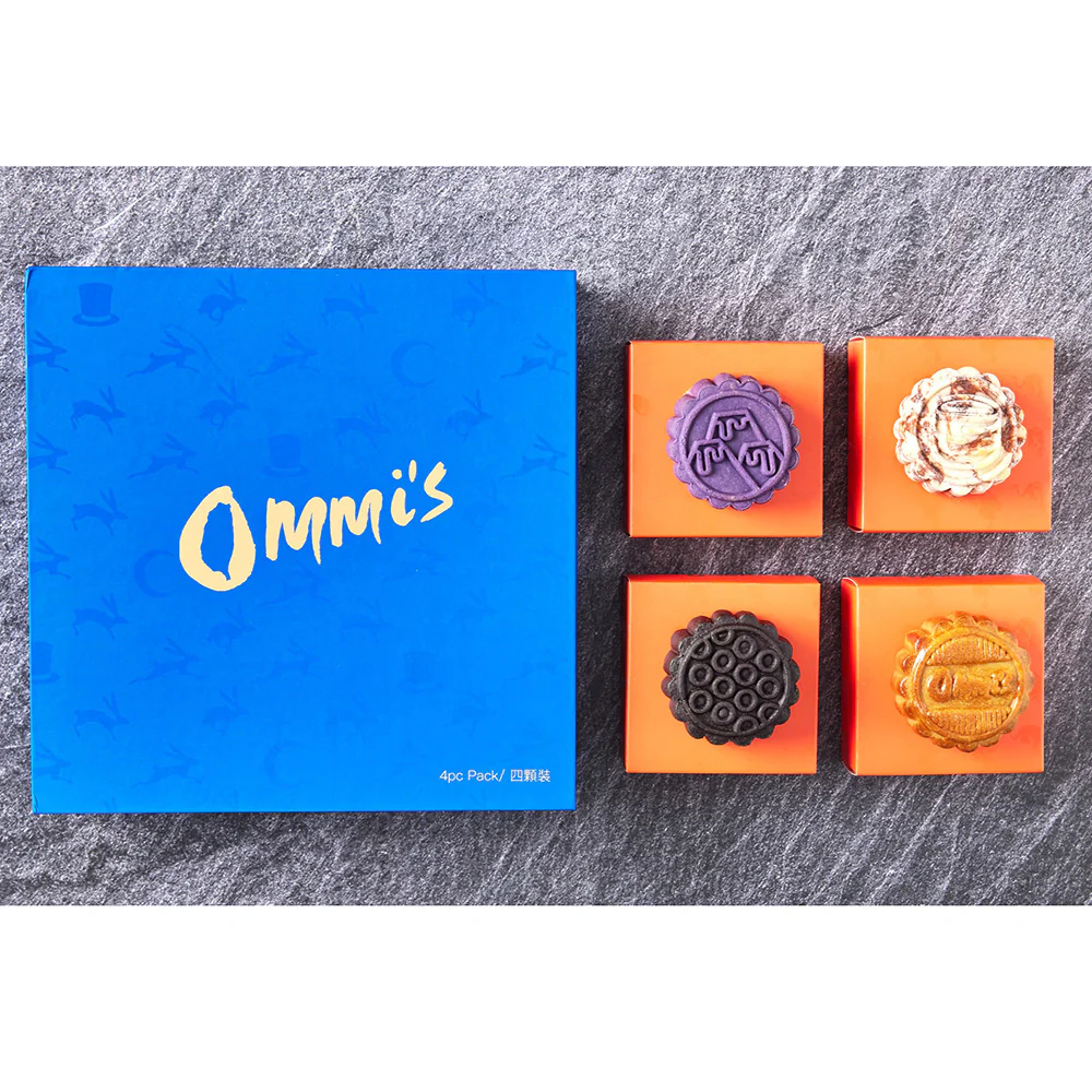 Ommi's Special Mooncake Gift Box - 4 Pieces, 300g - Image 4