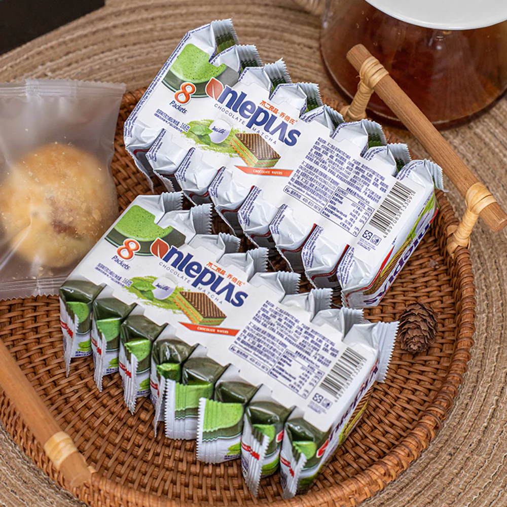 Onleplus Chocolate Matcha Wafers - 168g - Image 3