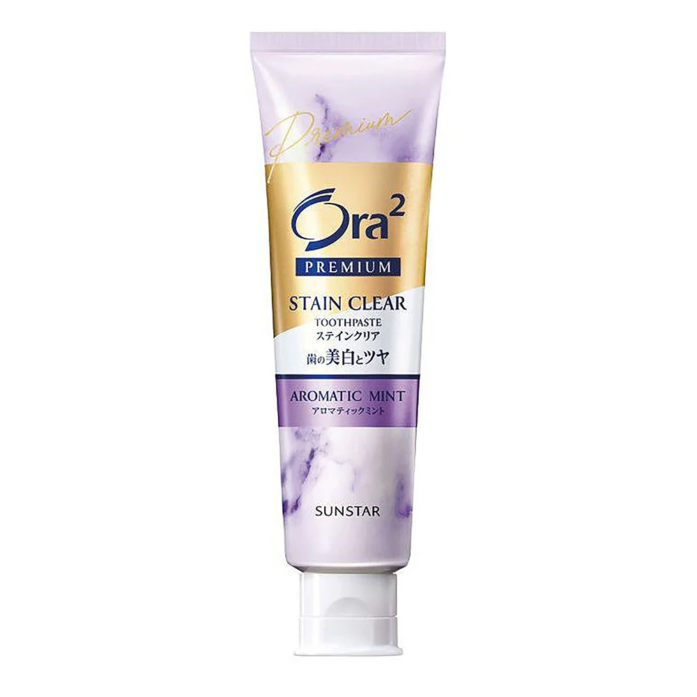Ora2 Premium Stain Clear Toothpaste - Aromatic Mint, 100g - Image 2