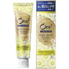 Ora2 Premium Stain Clear Toothpaste – Sun Citrus Mint 100g