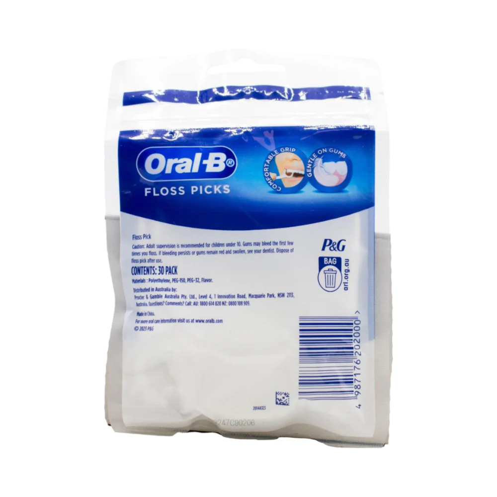 Oral-B Mint Floss Picks - 30 Pack - Image 4