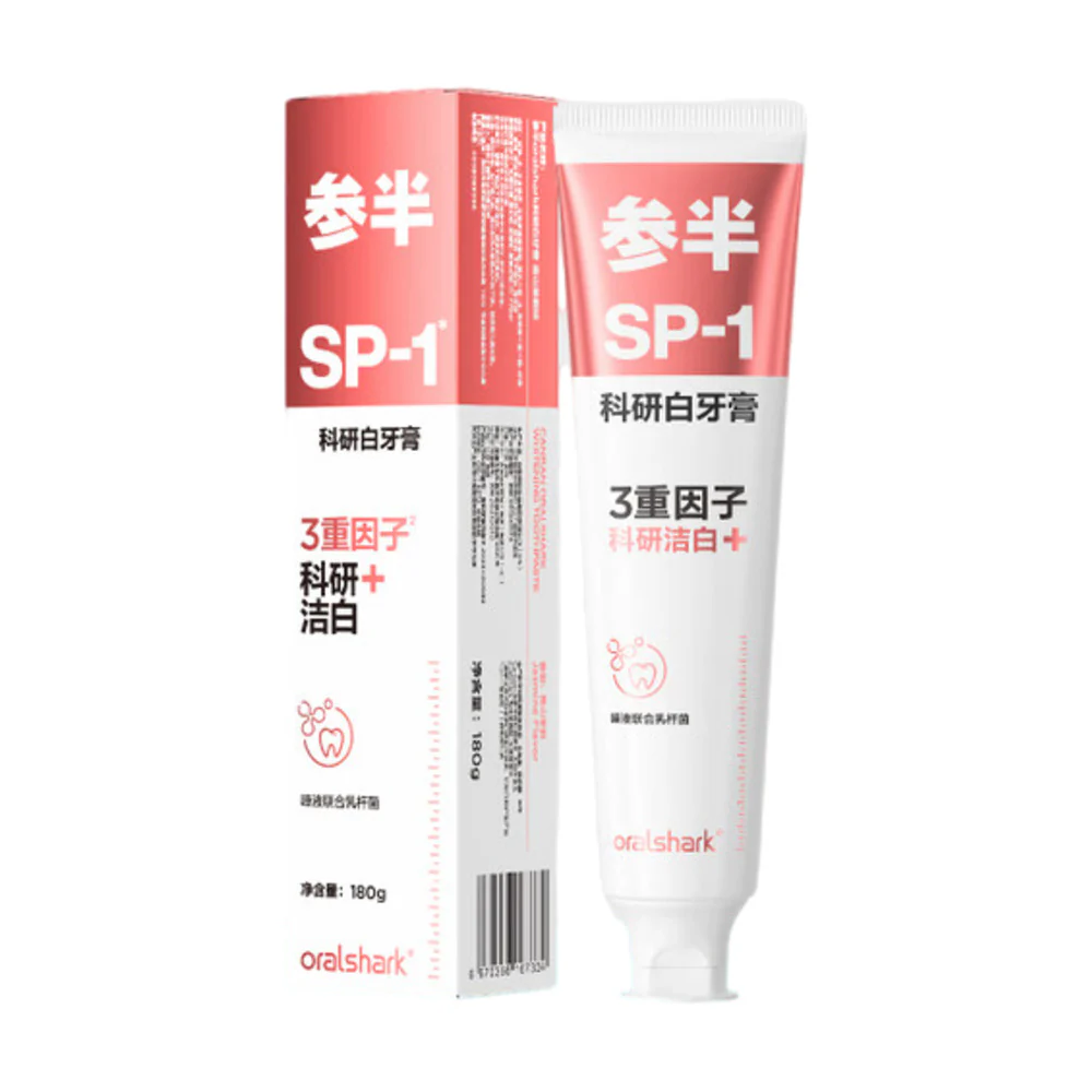 Oralshark SP-1 Advanced Whitening Toothpaste - High Mountain Jasmine 180g
