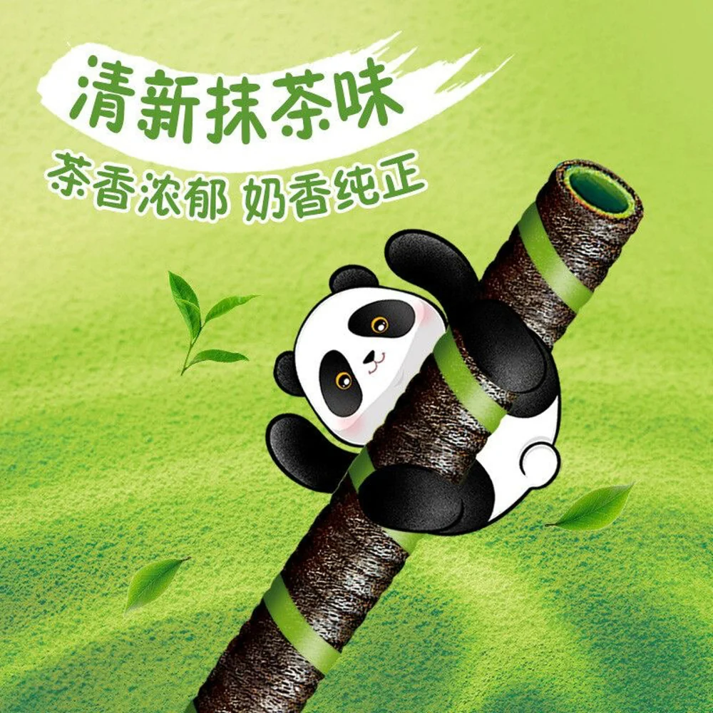 Oreo Cocoa Wafer Rolls Japanese Matcha Flavor 50g – Matcha Green Tea Filled Wafer Sticks - Image 2