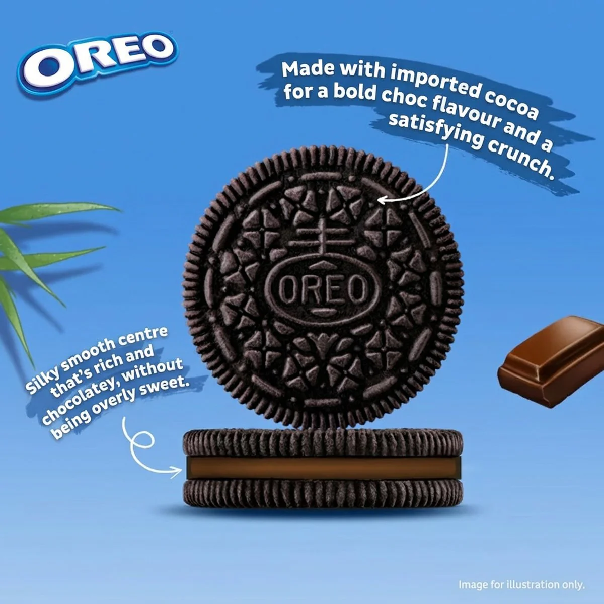 Oreo Intense Chocolate Flavor Sandwich Cookies - 97g - Image 3