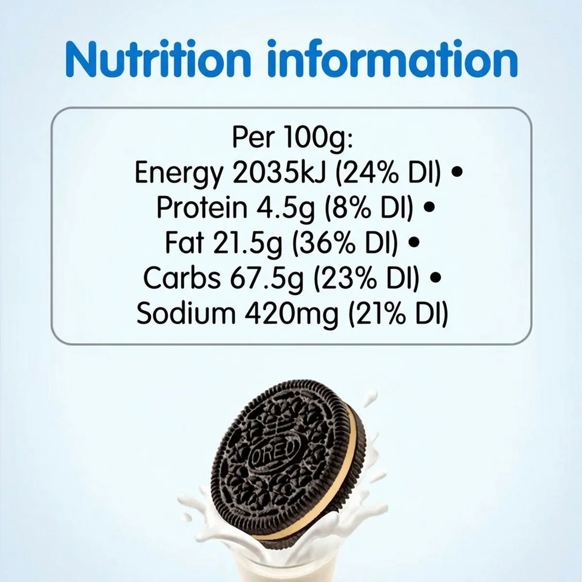 Oreo White Peach Oolong Cream Sandwich Cookies - 97g - Image 3