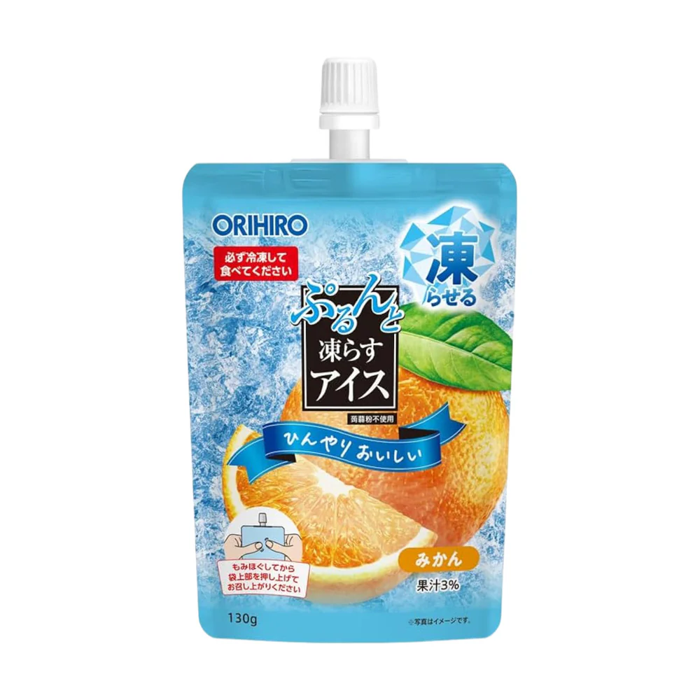 Orihiro Orange Freezable Konjac Jelly 130g