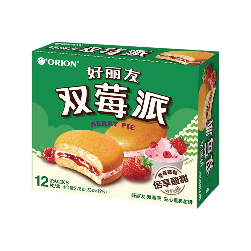 Orion Double Berry Pie Snack Cakes - 48 Pieces, 571g
