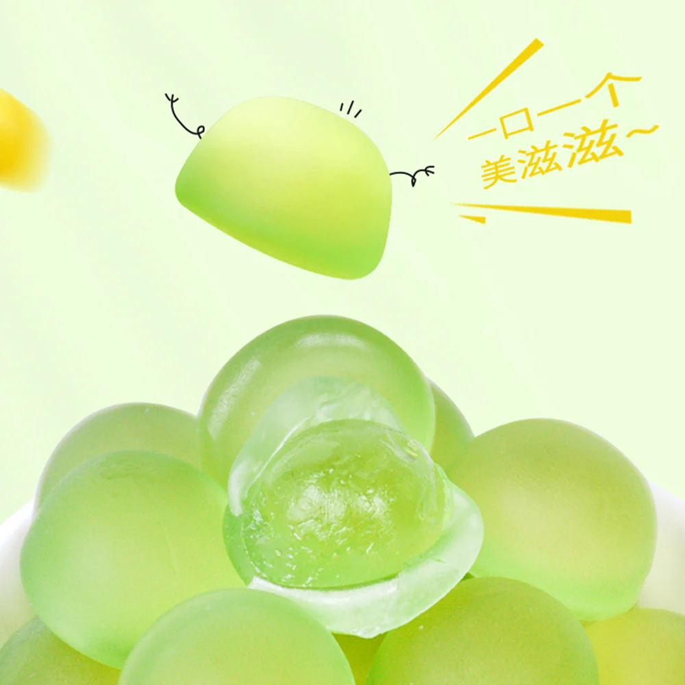 Orion Green Grape Gummy Candy 70g - Image 3