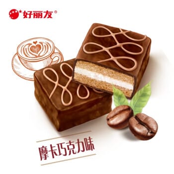 Orion Q Di Mocha Chocolate Cake - 12 Pieces, 336g - Image 4