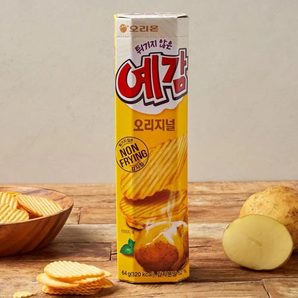 Orion YeGam Non-Fried Potato Chips Original 64g - Image 2
