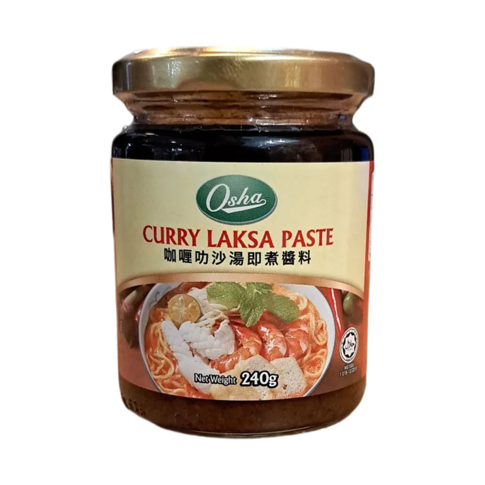 Osha Curry Laksa Paste 240g - Malaysian-Style Noodle Soup Base