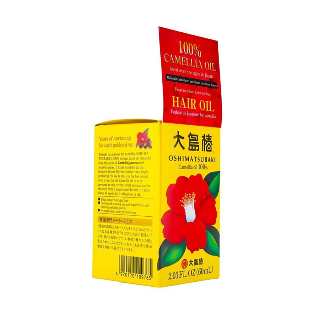 Oshima Tsubaki Japanese Camellia Hair Oil - 60ml - Image 2