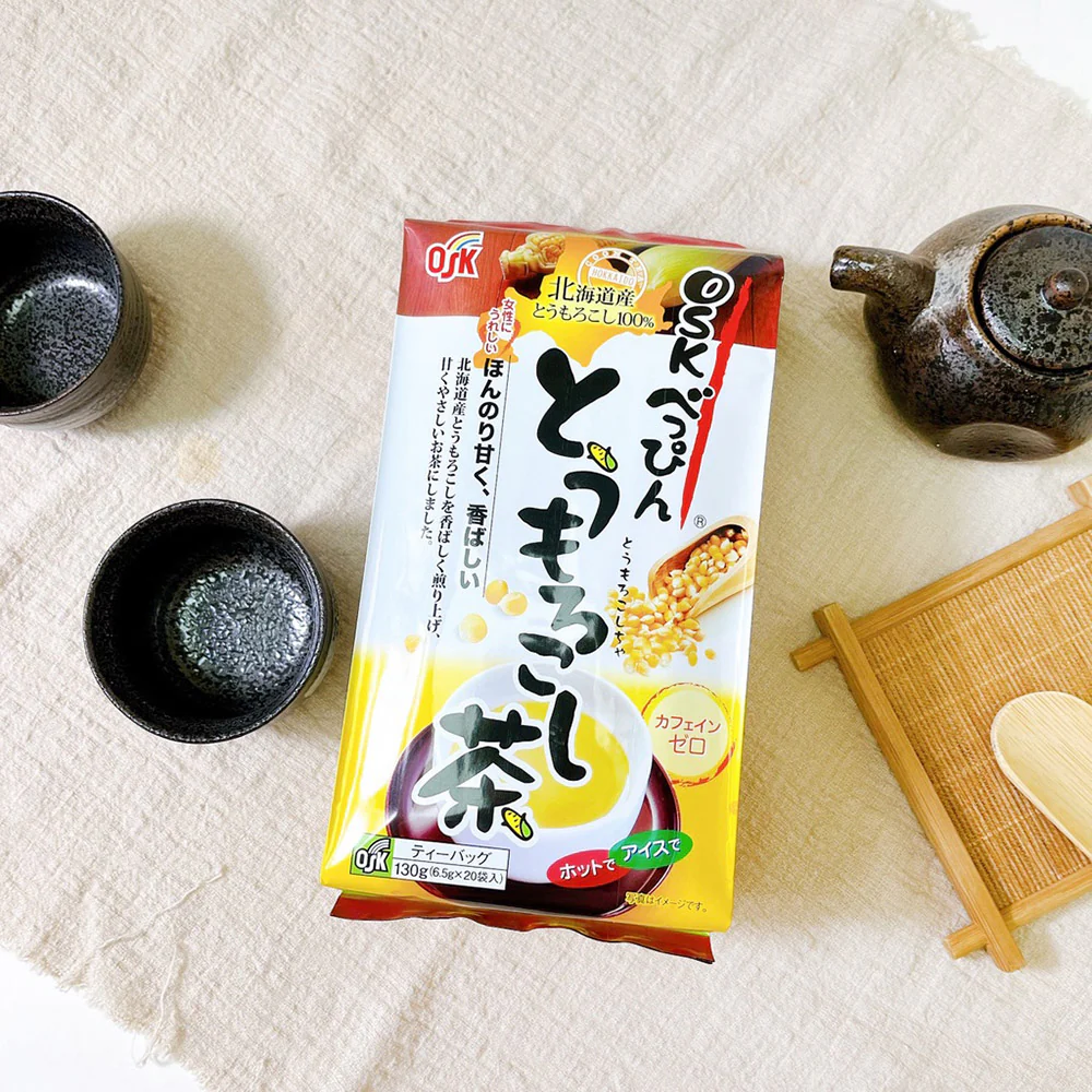 OSK Corn Tea - 20 Bags, 130g - Image 2