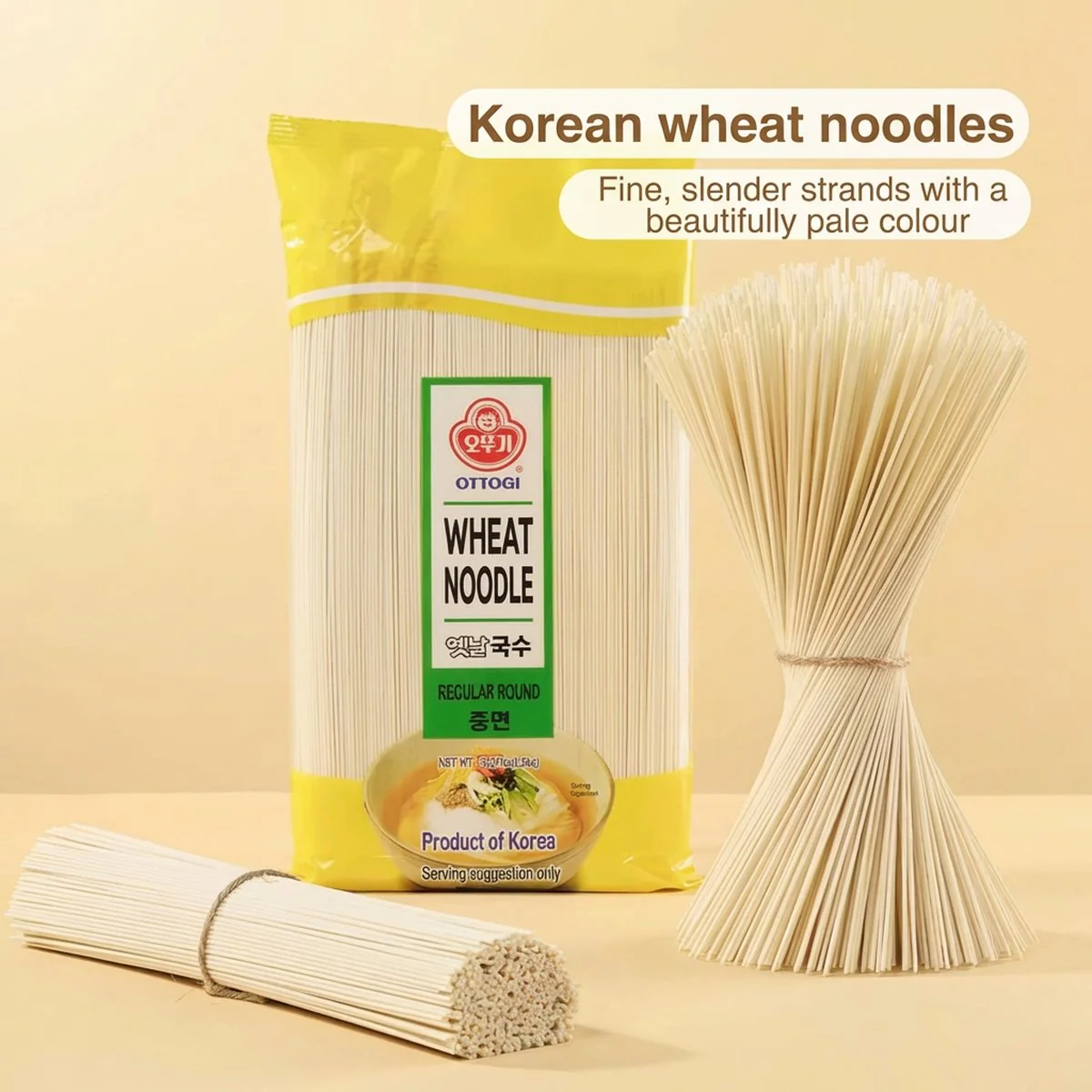 Ottogi Korean Wheat Noodles - 1.5kg - Image 5