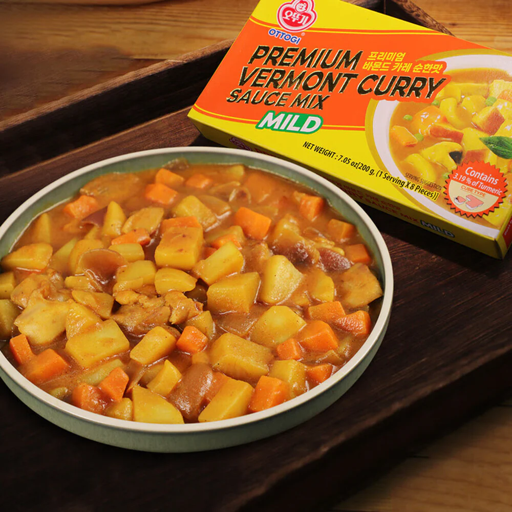 Ottogi Premium Vermont Apple Curry Sauce Mix (Mild) 200g – Limited Import - Image 2