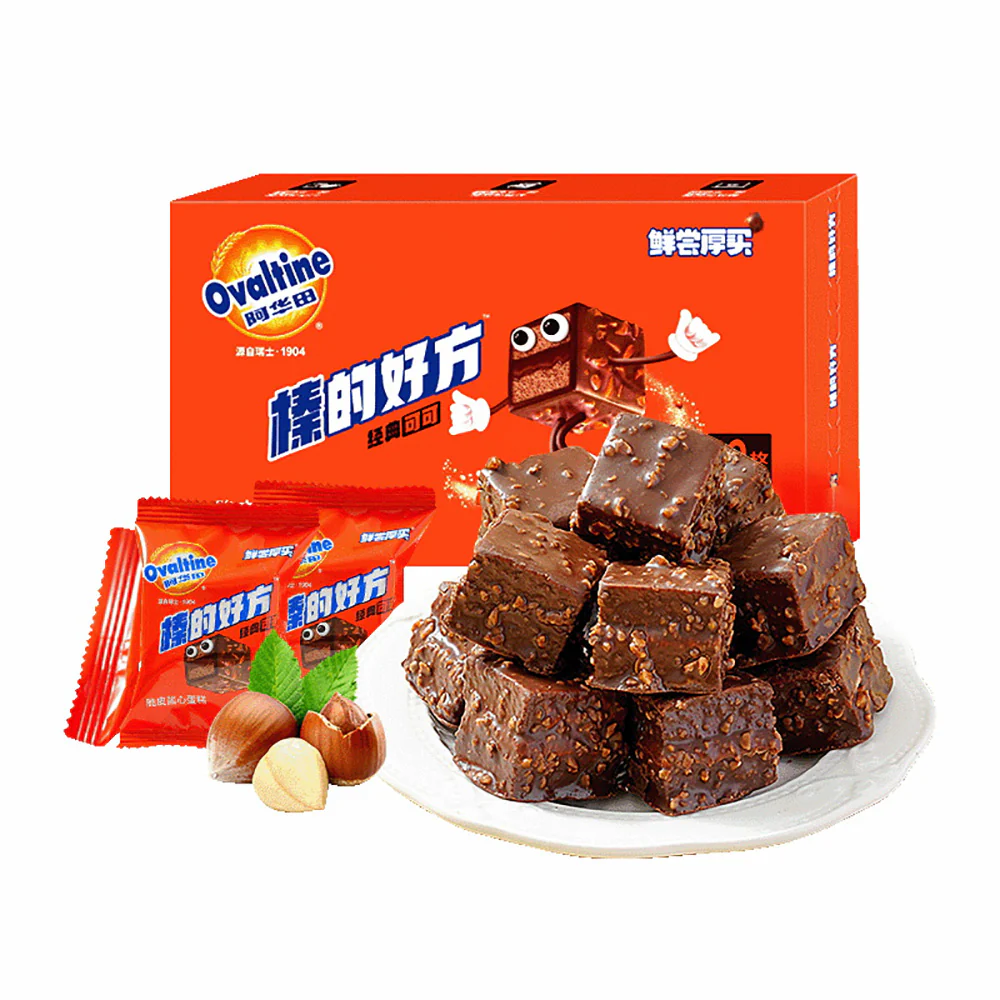 Ovaltine Hazelnut Crispy Chocolate Cake - 80g