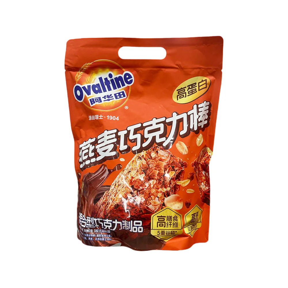 Ovaltine High-Protein Oat Chocolate Bars 550g – Limited Import - Cereal Snack Bars