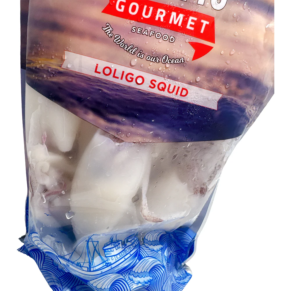 Pacific Gourmet Whole Loligo Squid, Cleaned, Size 4/6 - 1kg - Image 2