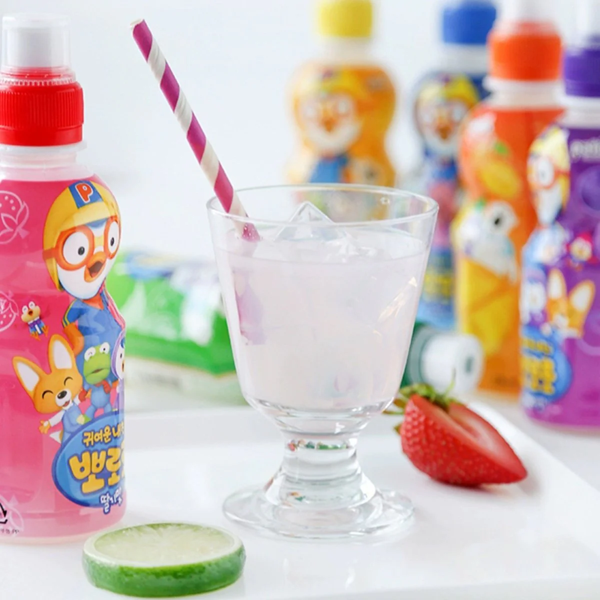 Paldo Pororo Peach Kids Juice Drink 235ml - Image 4
