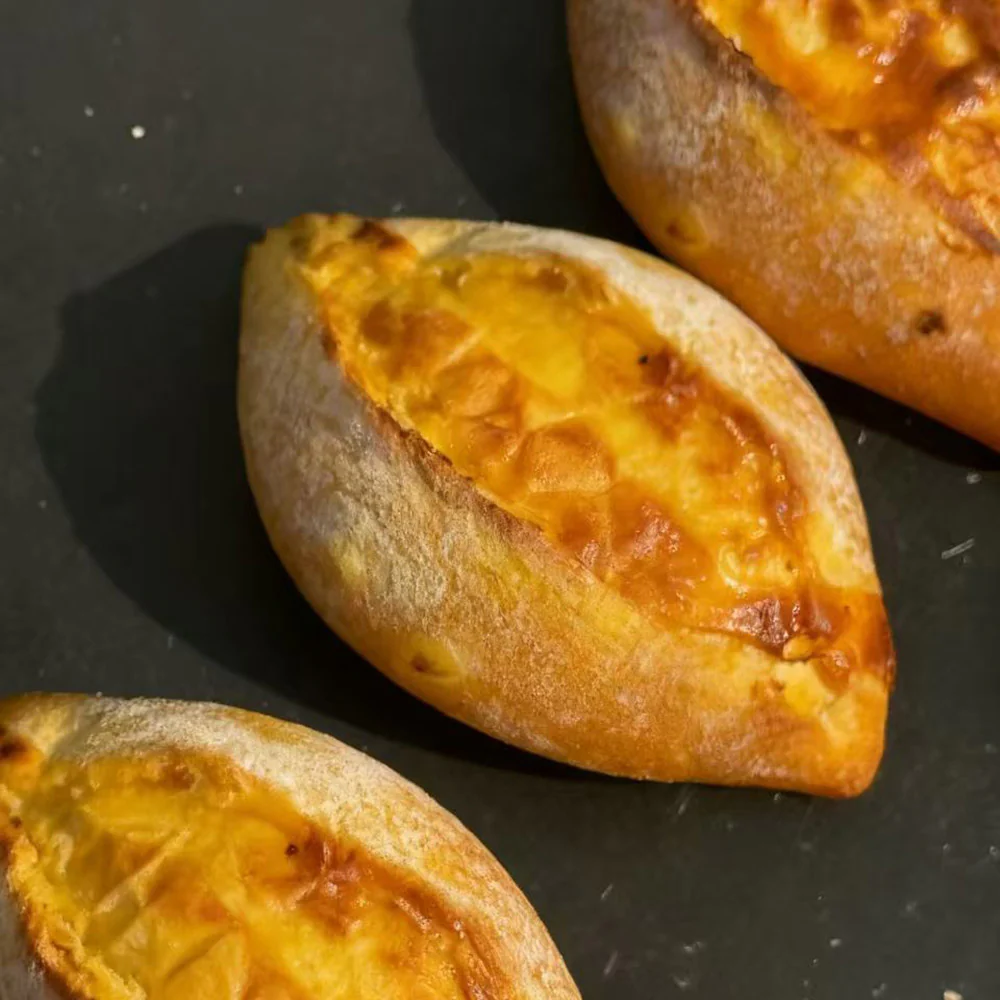 Pangdonglai Durian Cheese Soft Bun 120g – Caramelised Cheese Top - Image 2
