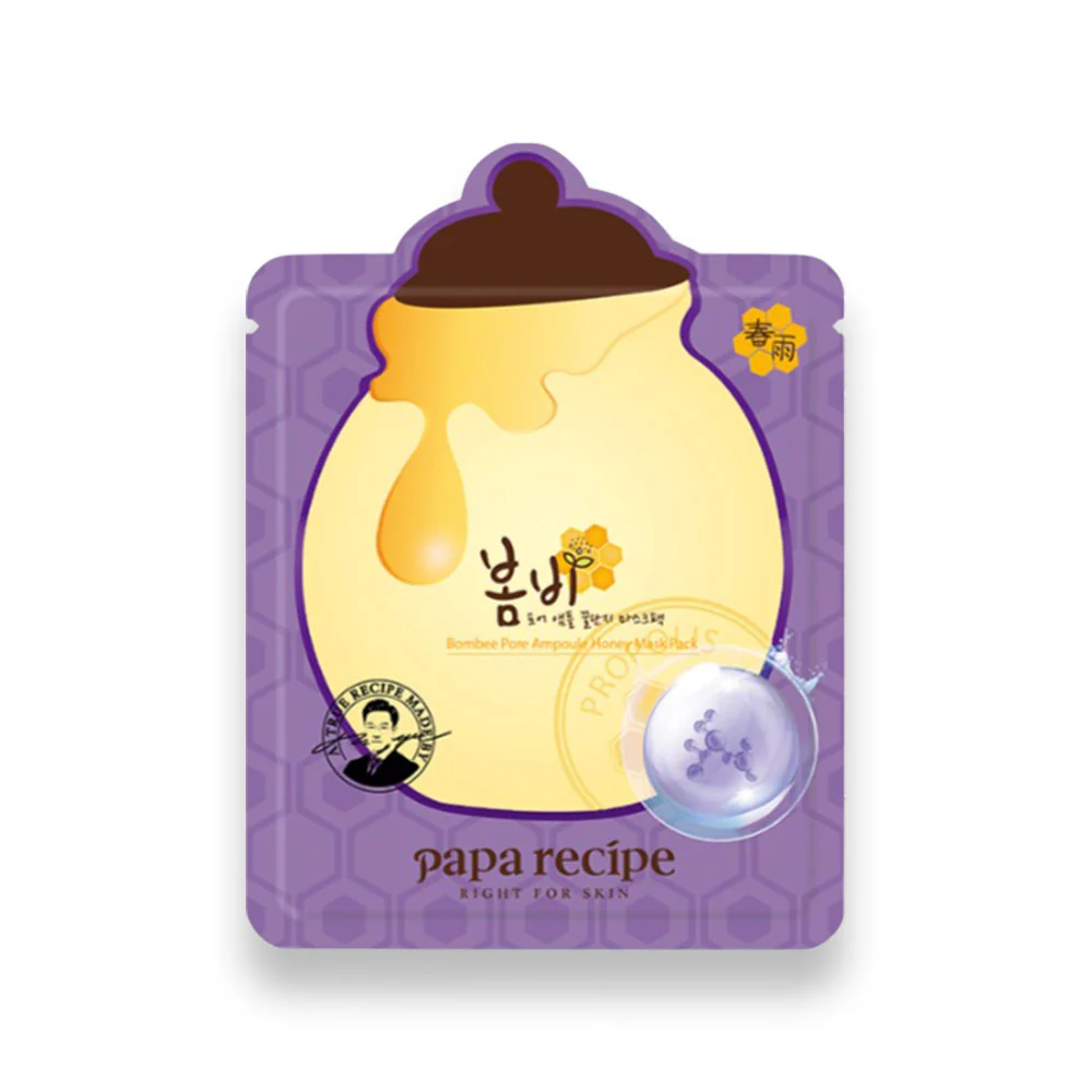 Papa Recipe Bombee Pore Ampoule Honey Mask - Single Sheet