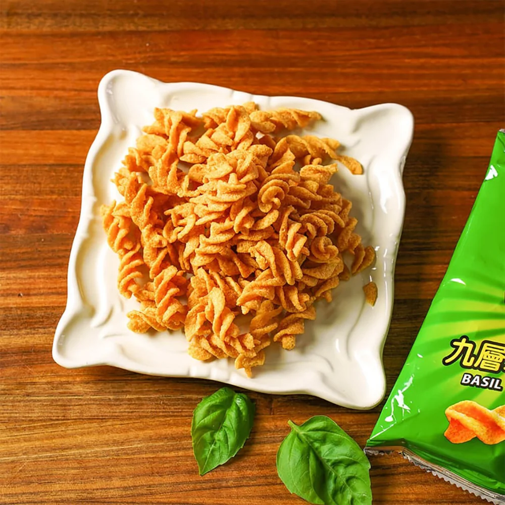 Pea Crackers Basil Flavor - 48g - Image 4