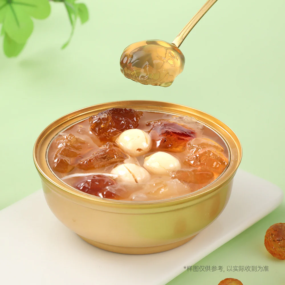 Peach Gum Dessert Soup in Coconut Water 180g x 9 – Limited Import - Image 3