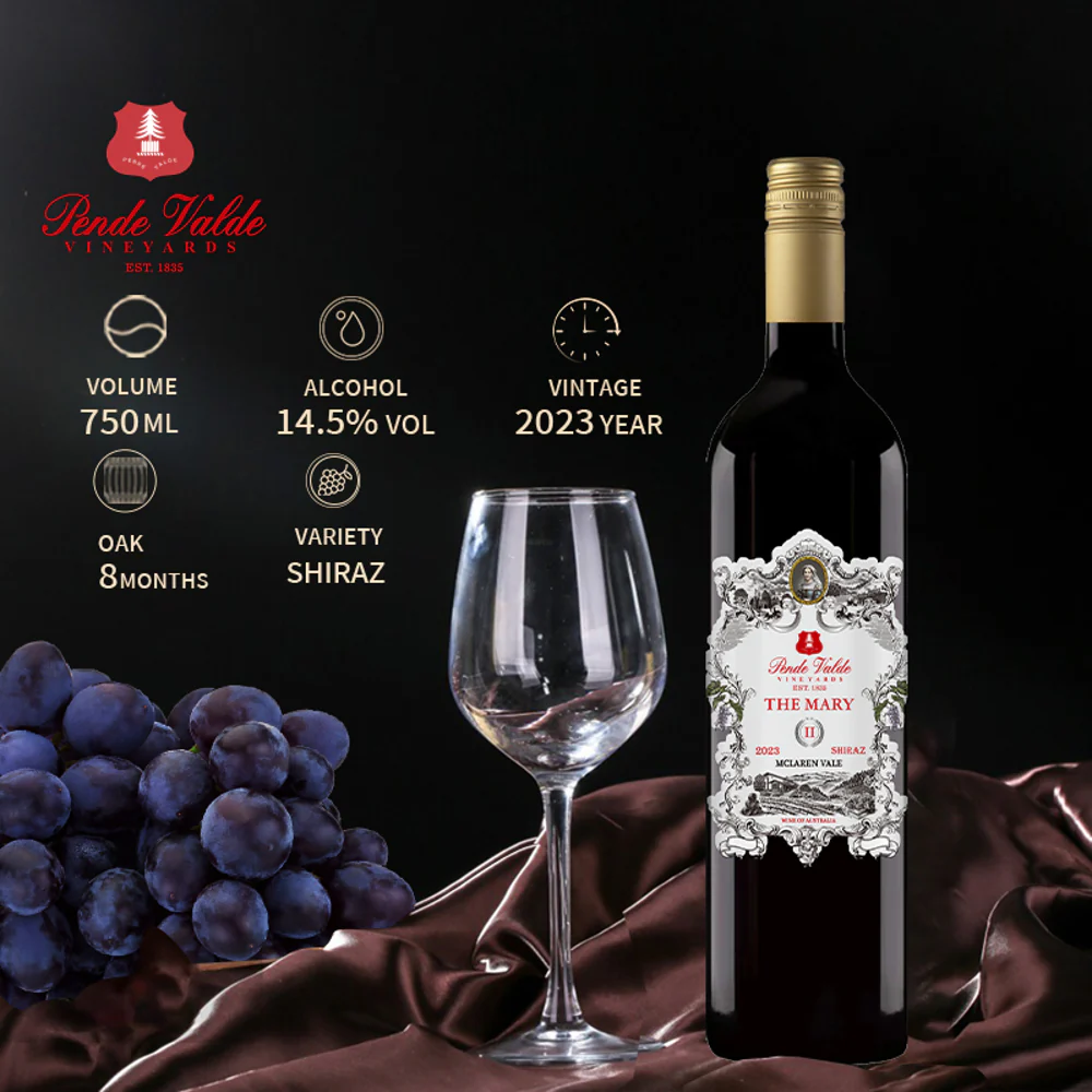 Pende Valde The Mary II 2023 Shiraz - 750ml - Image 4