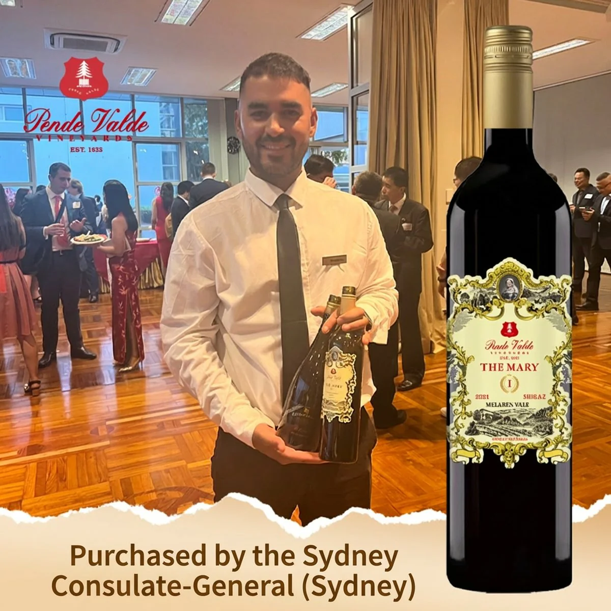 Pende Valde The Mary No.1 2021 Shiraz 750ml - Image 5