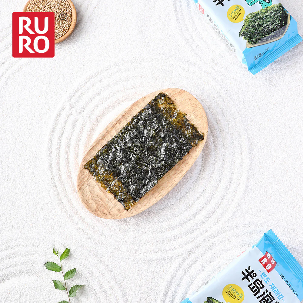 Peninsula Korean Style Roasted Seaweed, Unsalted, 10 Pack - 45g - Image 3