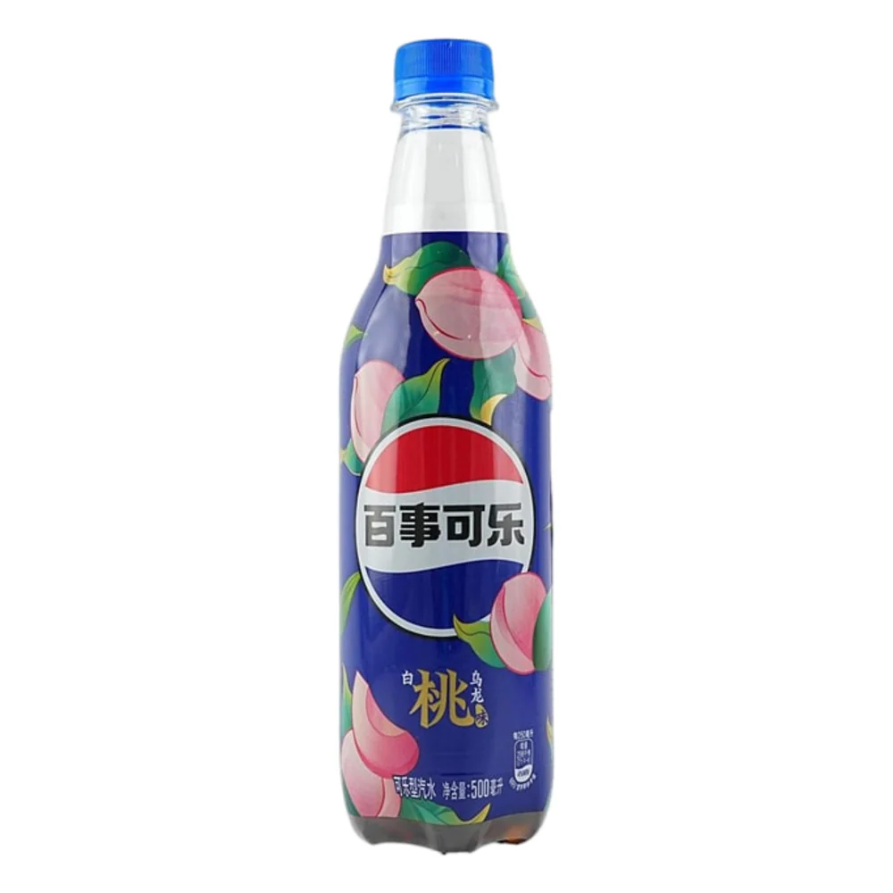 Pepsi White Peach Oolong Flavor 500ml - Pack of 2