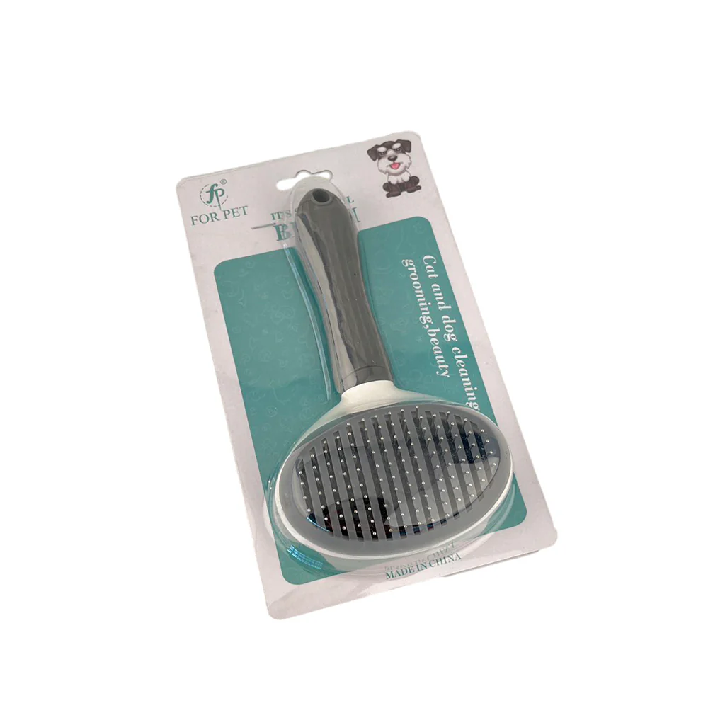 Pet Grooming Brush for Cats and Dogs - Random Color - Image 2