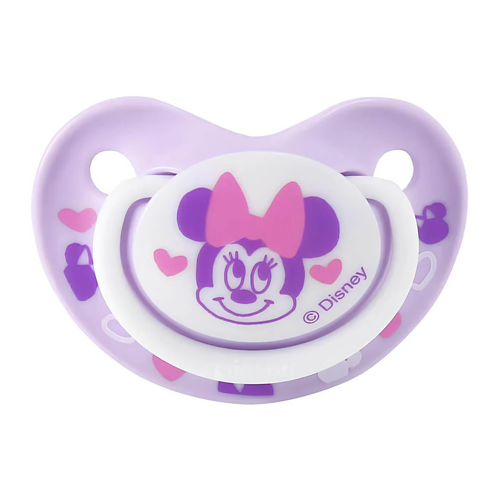 Pigeon Baby Pacifier M Size - Purple Minnie Mouse Design - Image 3