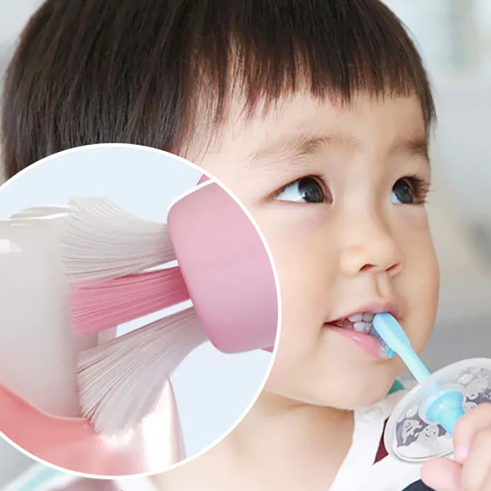 Pigeon Children's Toothbrush Blue - Suitable for 1.5 Years Old - Image 3