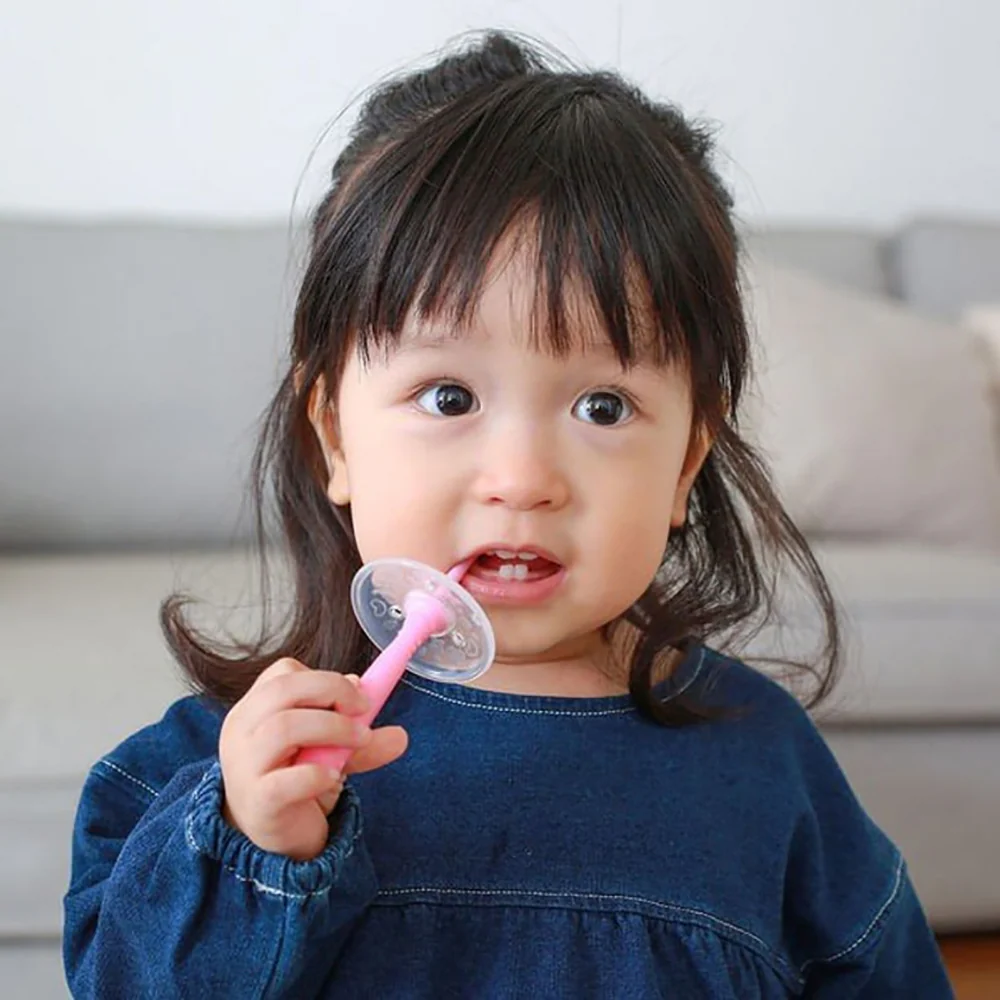 Pigeon Children's Toothbrush Pink - Suitable for 1.5 Years Old - Image 3