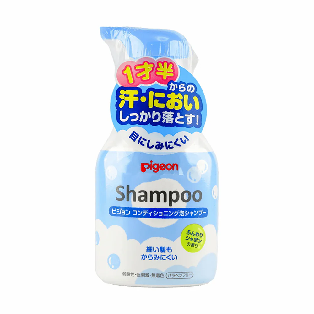 Pigeon Low-Irritation Baby Foaming Shampoo - 350mL
