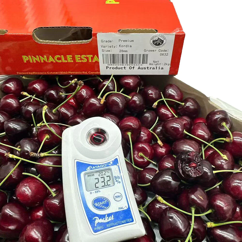Pinnacle Estate Kordia Cherries Gift Box 2kg – 28mm+ Premium Size - Image 2