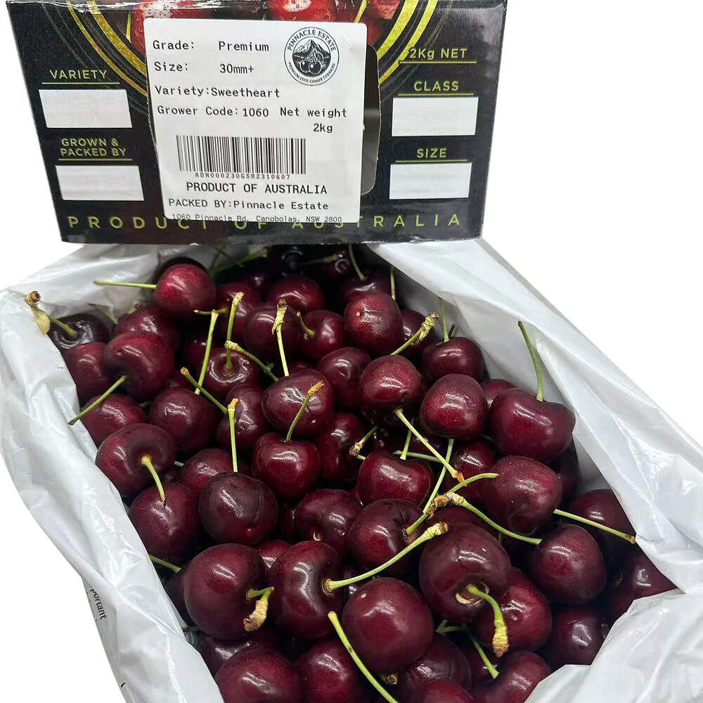 Pinnacle Estate Sweetheart Cherries 30mm+ Gift Box 2kg - Premium Australian Cherries