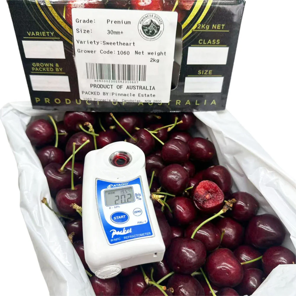 Pinnacle Estate Sweetheart Cherries 30mm+ Gift Box 2kg - Premium Australian Cherries - Image 2