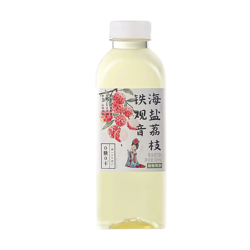 Plant Now Sea Salt Lychee Tieguanyin Tea, Zero Sugar, Zero Calorie - 500ml