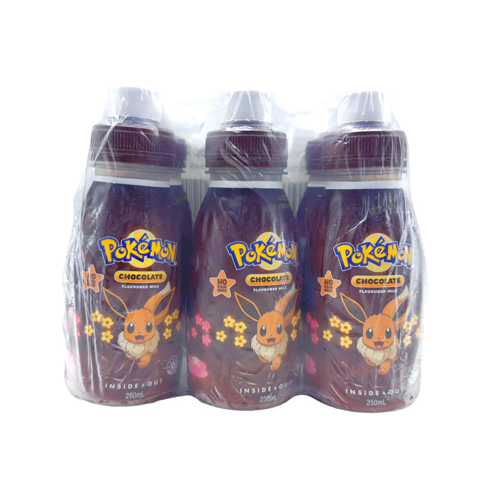 Pokémon Chocolate Flavoured Milk 250ml x 6 Pack - Image 2
