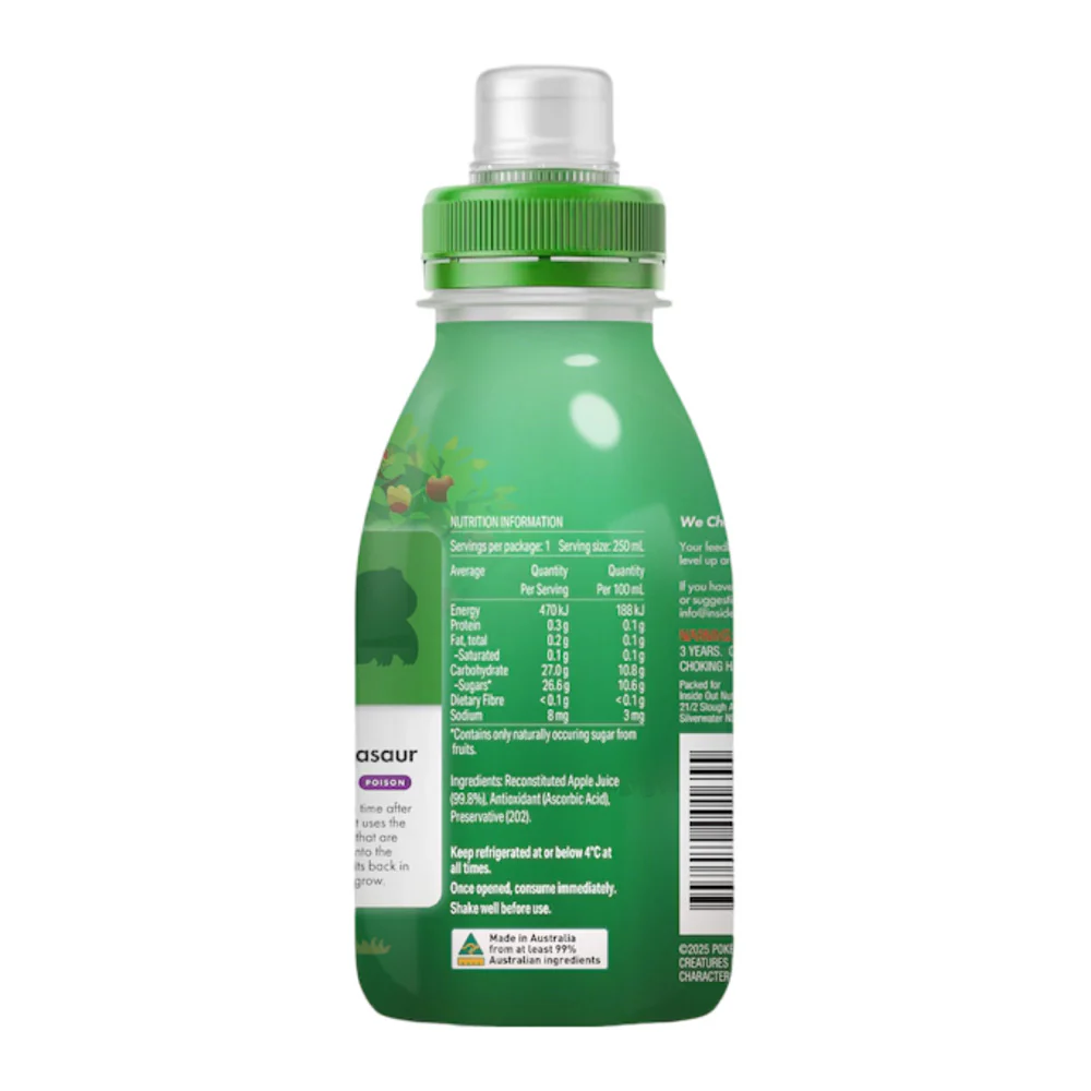 Pokemon Apple Juice – No Added Sugar 250ml x 6 - Image 3