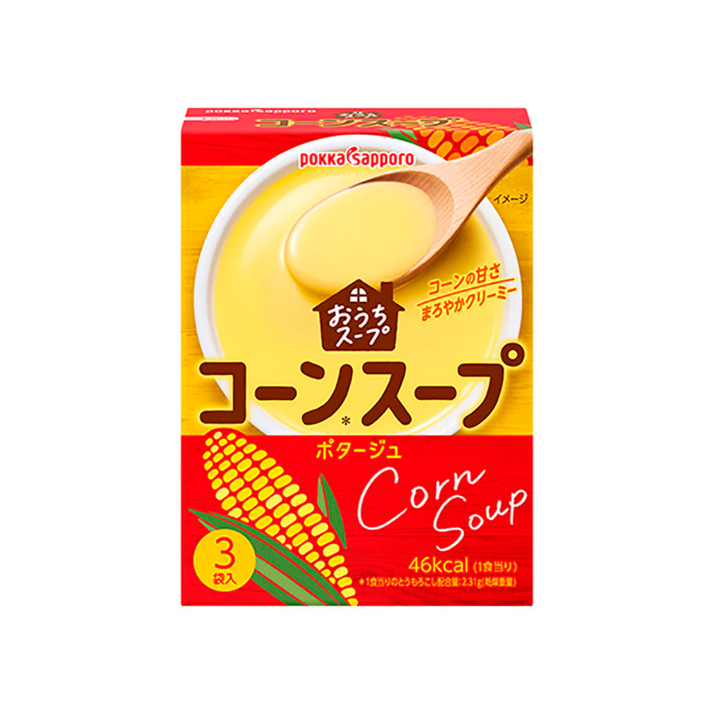 Pokka Sapporo Corn Soup - 12g x 3 Packs
