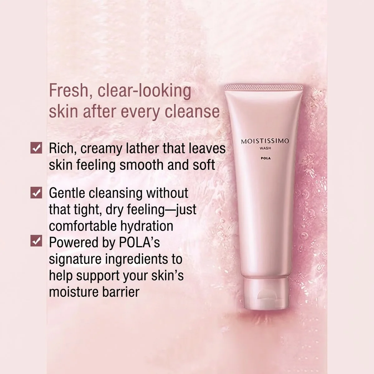 Pola Moistissimo Moisturising Face Wash 120g - Image 5