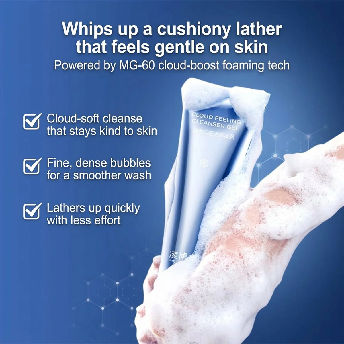 Prof. Ling Cloud Feeling Cleanser Gel - 100g - Image 2